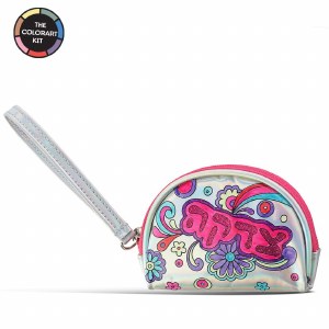 Picture of ColorArt Faux Leather Tzedakah Purse Pink 3" Craft Kit